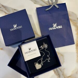 Swarovski Silver Heart Pendant Necklace